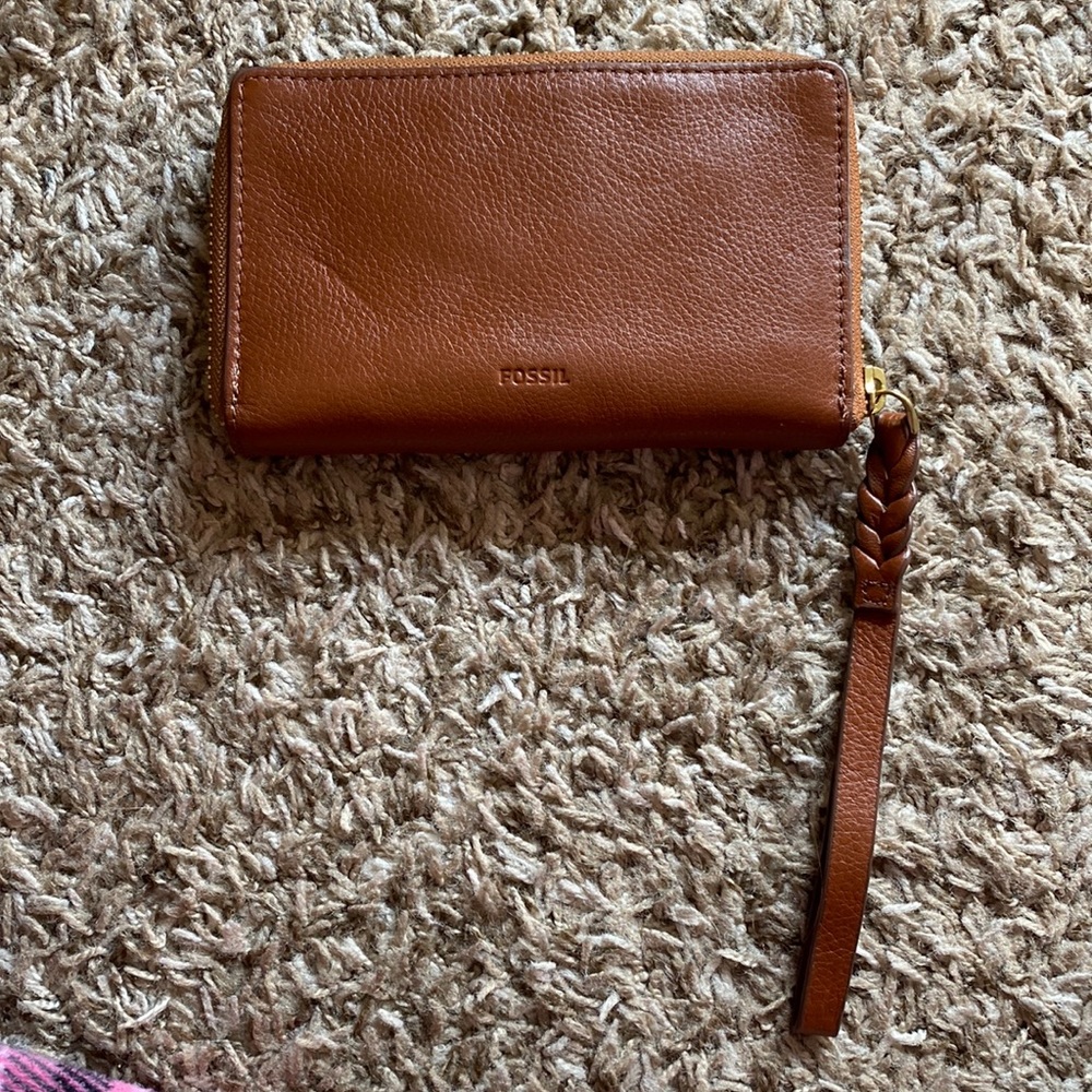 Brown Leather Fossil Wallet